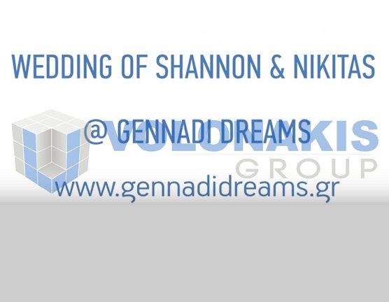 Wedding of Shannon & Nikitas at Gennadi Dreams