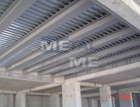 Metaldome main » Special construction addition in a shopping center in Rhodes Town